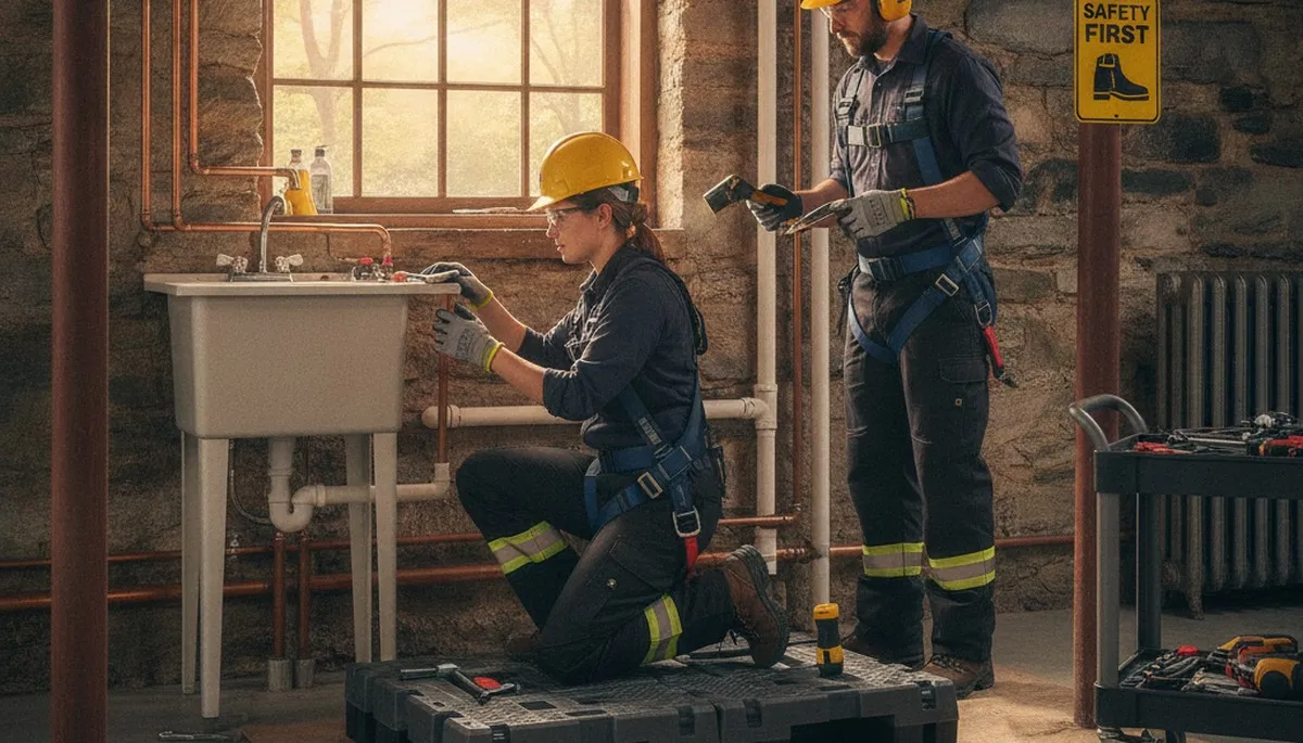 Boston MA plumber servicing residential plumbing repairs for local homeowners