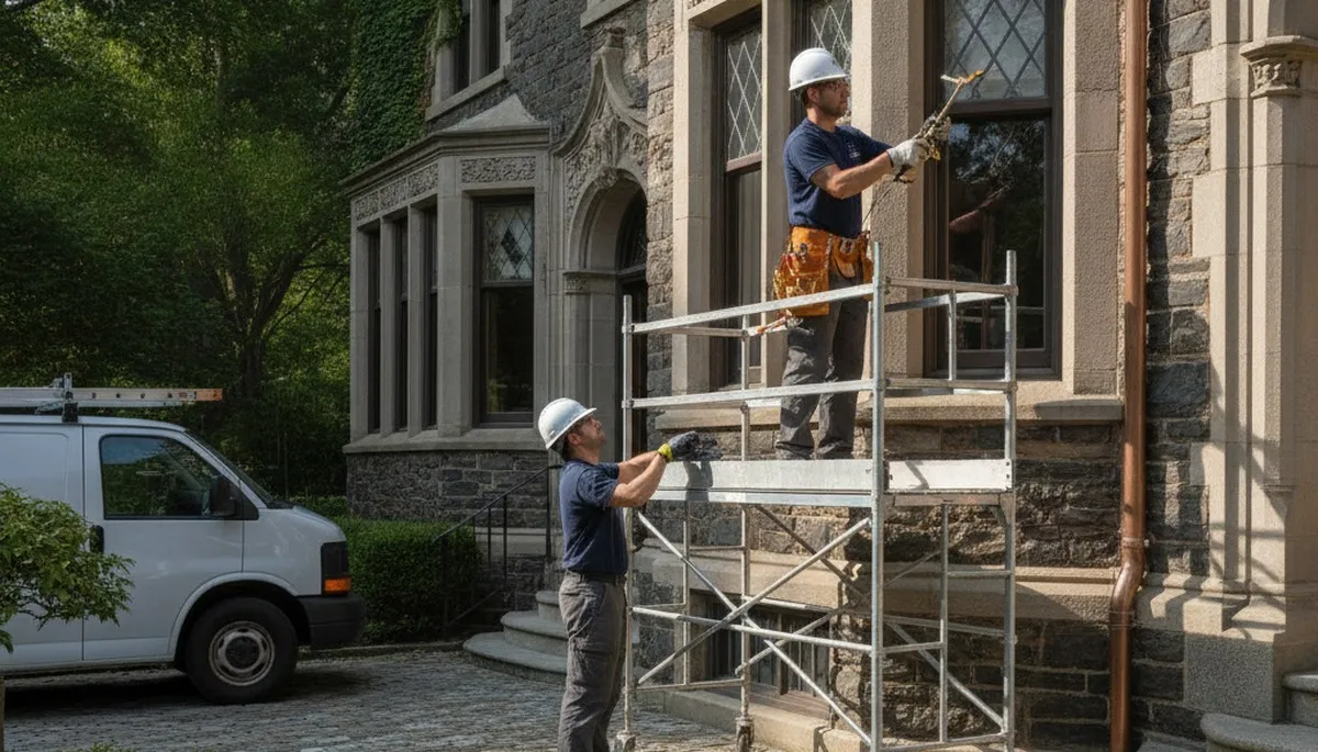 Boston, MA plumber repairing a sink for a plumbing service call