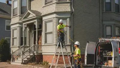 Boston, MA plumber repairing a sink in a residential plumbing service call