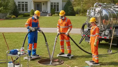 Boston MA septic tank cleaning service for residential plumbing maintenance by On Call Plumbers