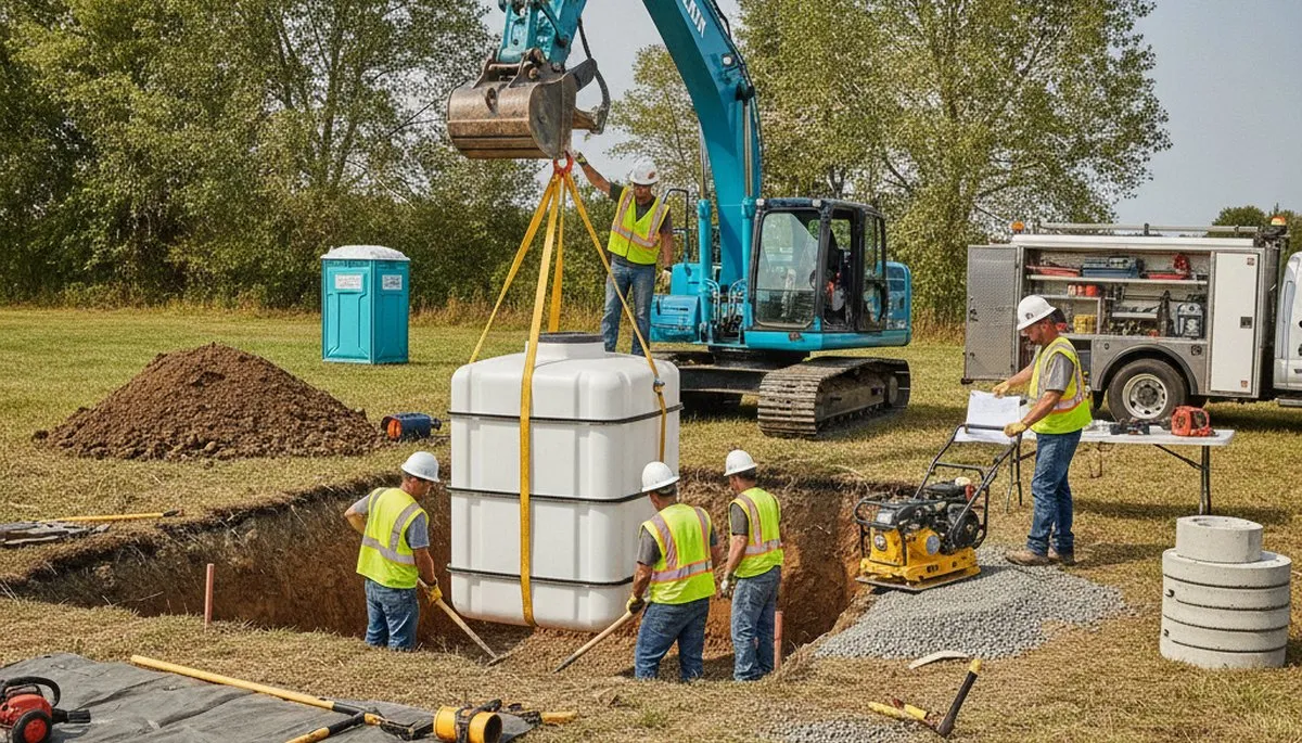 Septic tank installation for Boston, MA homes by On Call Plumbers